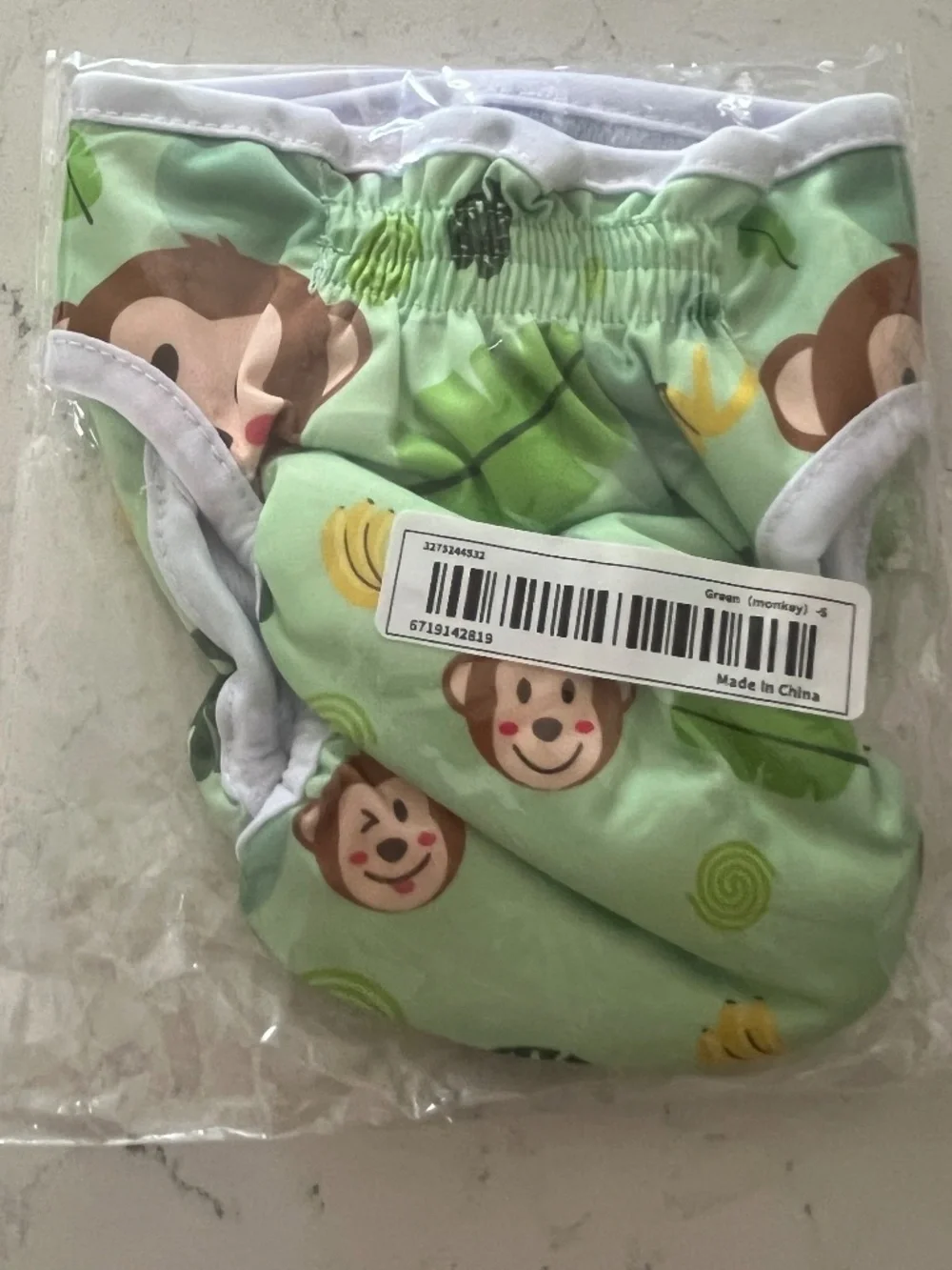 Doggy Washable/Reusable Diapers Set of Three Size small multiple colors